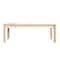 Flash Furniture 23.5 in W, 47.25 in L, 14.5 in H, Beechwood, Birch Plywood, Beech MK-ME088010-GG - alternate 10